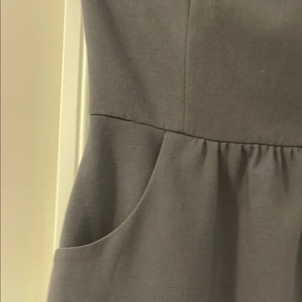 Vintage Kenzie Grey Strapless Sheath Dress - Picture 2 of 12